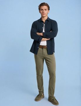 Sinsay - Jeans slim fit - khaki