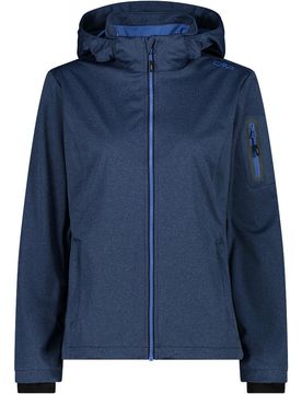 Woman jacket zip hood chaqueta softshell mujer Azul (36)