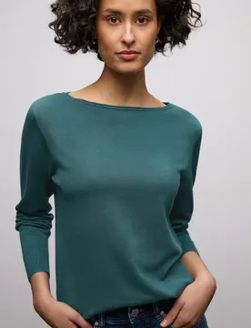 Basic Pullover female Grün