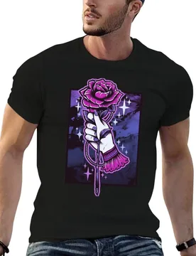 Hand and Rose T-Shirt man graphic t shirt t shirt for man t shirts for man cotton funny T-shirt - Aliexpress - FashionsVida
