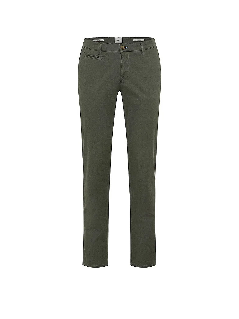 Brax Chino FABIO IN oliva 40/L34 - Brax - FashionsVida