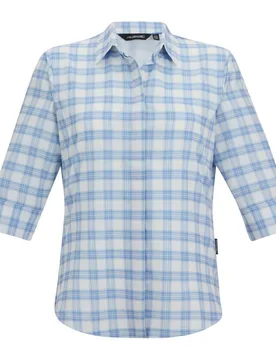 Women's Keralin Checked Shirt in Duck Egg Blue Size: 14 - Duck Egg Blue - Size: 14 - Regatta - FashionsVida