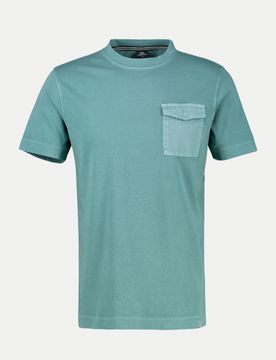 Lerros T-Shirt Serafino Grün M