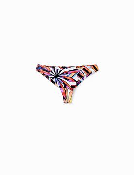 Braguita bikini tropical, Mujer, Blanco, XS