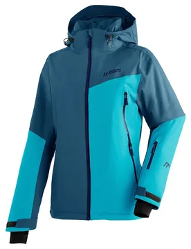 Veste Waterproof Touring Nuria Viridian / Tealpop L - Maier Sports - FashionsVida