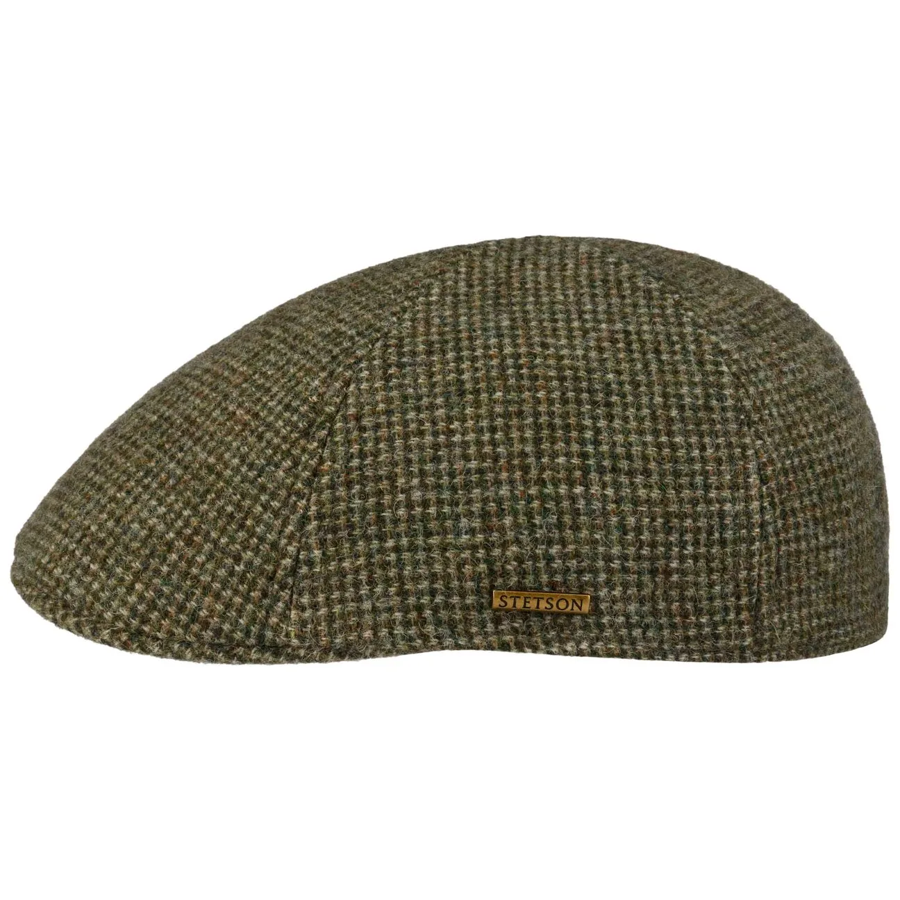 Texas Edenton Wool Flat Cap by - olive - Size: S (54-55 cm) - Stetson - FashionsVida