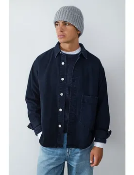 Chemise Surchemise Denim Black / Blue Black Denim 2XL