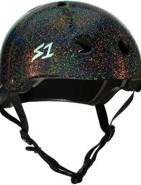 Casque Lifer Black Gloss Glitter 54.6 cm Homme