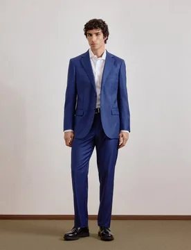 Pantalón de traje separate de hombre regular lavable - Dustin - FashionsVida