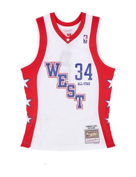 Canotta Basket Uomo Nba White Jersey All Star 2004 No 34 Ray Allen Team West White
