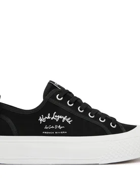 Sneakers aus Stoff Kampus Max V KL60516 Schwarz 40 female - Karl lagerfeld - FashionsVida