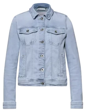 QR Style Jacket.light blue was female