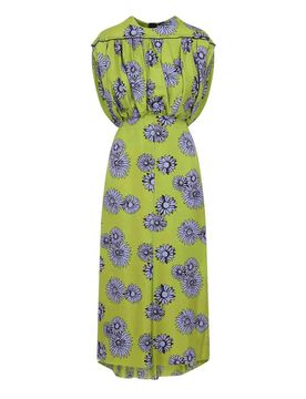 Vestito top drappeggiato stampato