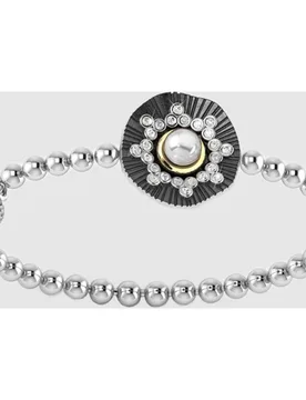Pulsera Sky Drops de plata, perla y zafiro - Bohemme - FashionsVida