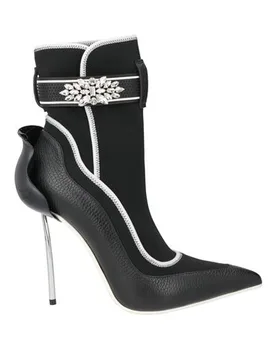 Botines de caña alta Mujer Negro 35,41.5 Mujer - Le Silla - FashionsVida