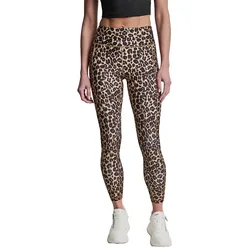 Leggings Vita Alta Elevate Interlock 7/8 Leopard Caramel M