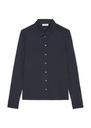 Jersey Blouses Longsleeve female