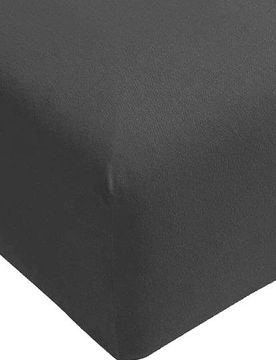 Jersey-Spannleintuch BELLA DONNA 90/190 cm - 100/220cm Anthrazit grau baby