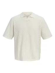 JORTYLER KNIT PLIT NECK POLO N male