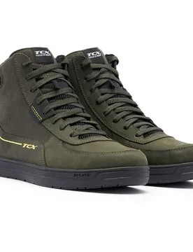 Scarpe Moto Casual MOOD 2 GORE-TEX Verde Nero Giallo taglia 40 - TCX - FashionsVida