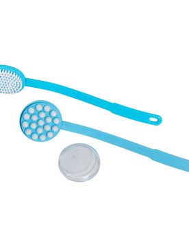 Lotion-Creamer + Gratis Rückenbürste blau