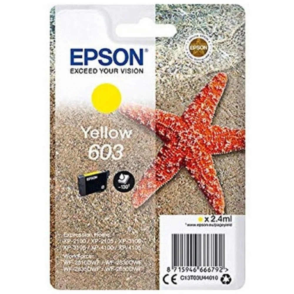 Cartucho de tinta Original 603 amarillo (C13T03U440) - Epson - FashionsVida