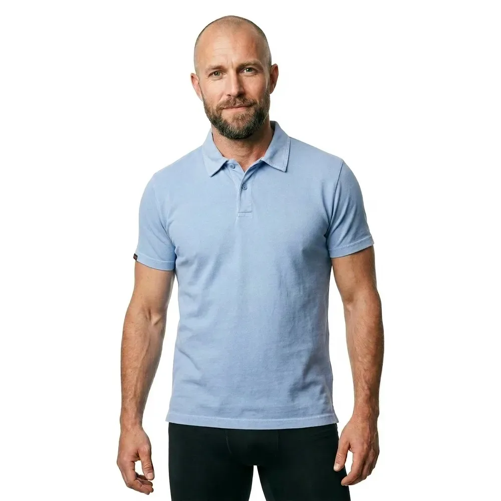 Polo A Maniche Corte Essential Jersey Bluebell 2XL - Superdry - FashionsVida