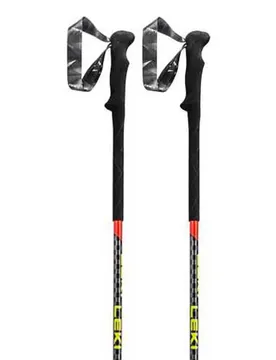 Bâtons Mezza Lite Bright Red / Black / Neon Yellow 130 cm Homme