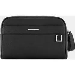 Nceser de hombre con asa, doble bolsillo y logo placa