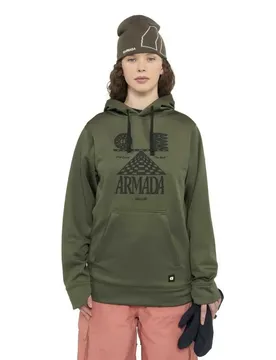 Sweat à Capuche Rollin Rideable Olive L