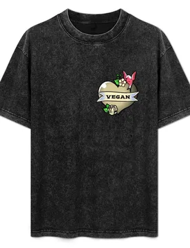 Vegan at Heart T-Shirt Plus Size Lightweight Tee Shirt - Aliexpress - FashionsVida