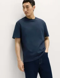 Relaxed Fit Cotton Blend Ultimate Performance T-Shirt Dark Navy male