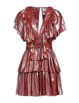 Mini-Kleid Damen Rostrot 32,34,36,38,40 Damen
