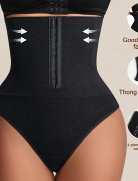 Pieza bragas de cintura alta sin costuras con control de abdomen, ropa interior moldeadora, bragas moldeadoras, entrenador de cintura, moldeador corpo