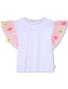 Para niña. U21937 Camiseta Ceremonia (4Y= 102cm), Casual, Algodón, moda infantil