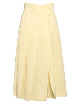 DAWEI Midi-Rock Damen Gelb 36 Damen