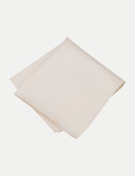 Seidenfalter Einstecktuch Uni Beige