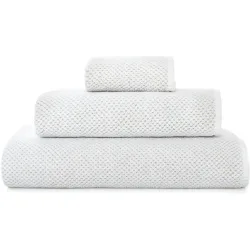 Toalla de baño algodón y lino Linen Waffle