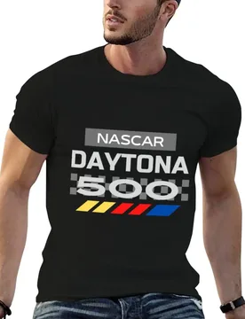 NASCAR DAYTONA 500 CLOTHING ACCESSORIES (for dark background) T-Shirt t shirts for man pack cotton T-Shirt - Aliexpress - FashionsVida
