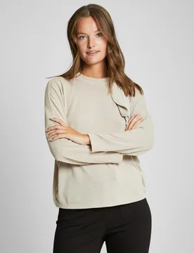 Jersey de mujer de manga larga con lazo - Trucco - FashionsVida