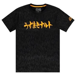 T-shirt à Manches Courtes Naruto Shippuden Tone To Tone Black / Orange S unisex