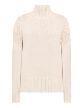 Maglione a collo alto a maniche lunghe