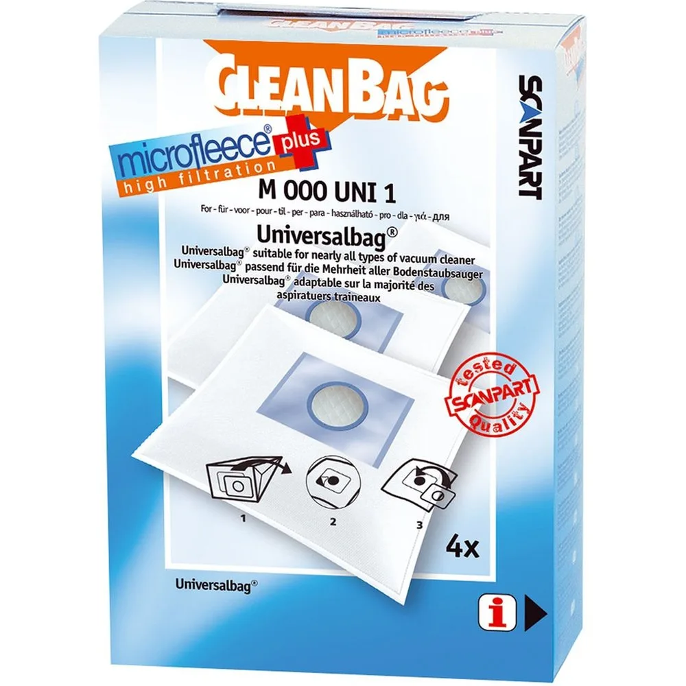 Bolsa de aspiración universal M000UNI01 - Cleanbag - FashionsVida