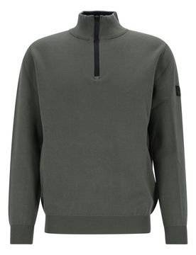 XXL HALF ZIP 12GG KNITWEAR male