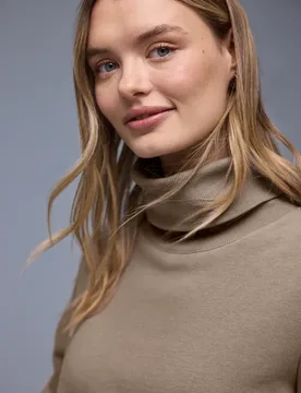 Pullover in Unifarbe female Braun - Street One - FashionsVida
