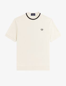CREW NECK PIQUE T-SHIRT male