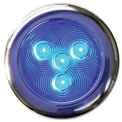 Ss Led Puck Light Blue 3´´ unisex