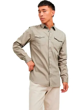 Chemise à Manches Longues Sheridan Crockery / Slim Fit XS