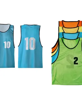 Er-Set Trainingsleibchen nummeriert (16 - 20) - Vert - unisex - Size: L