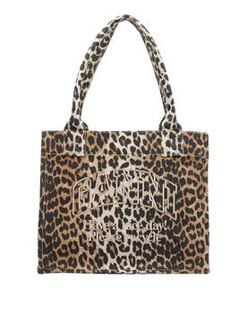 Ganni Vasta borsa di leopardo